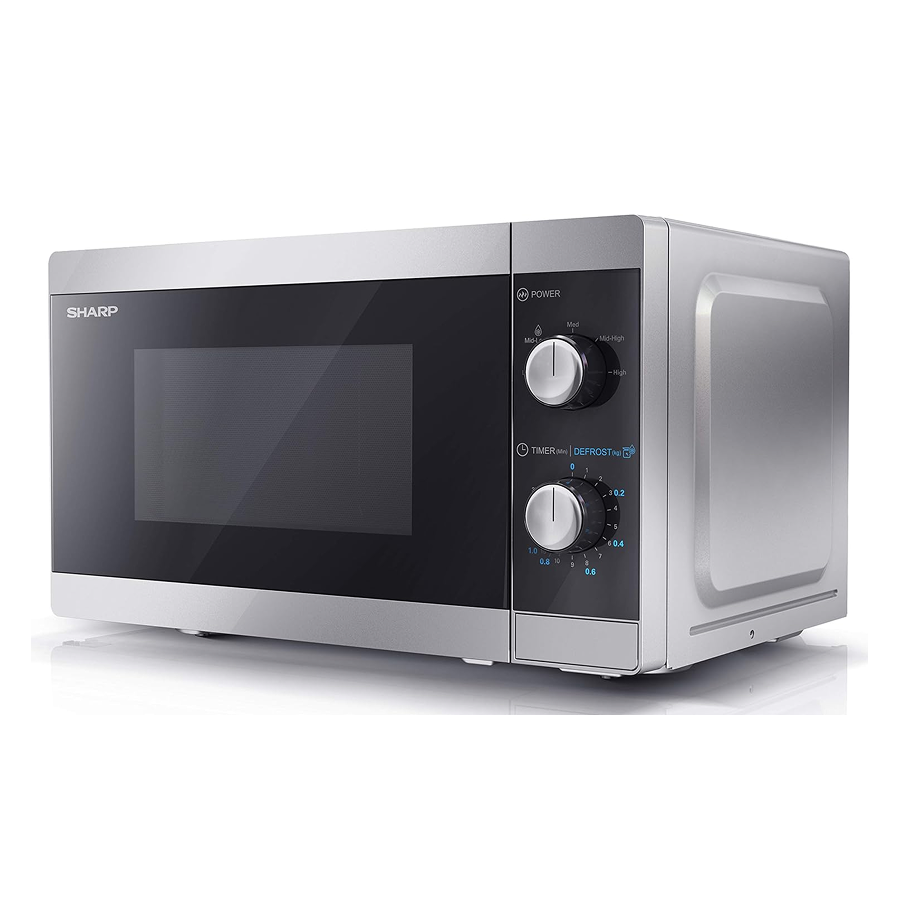 Sharp Mikrodalga Fırın – 20 Litre, Gümüş - YC-MS01U-S