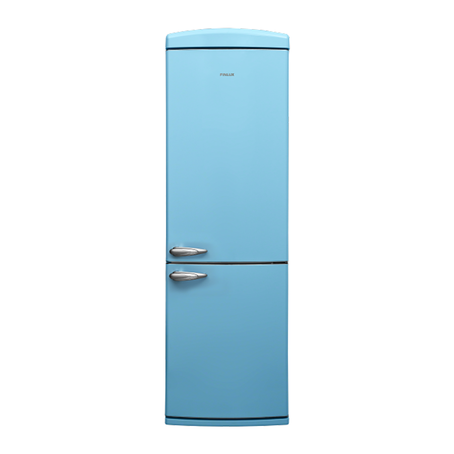 FINLUX FNYPML373RM 373 Lt Alttan Donduruculu Retro Vintage Mavi Buzdolabı