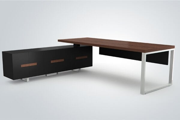 Pi Ofis Takımı (Etajerli Masa) Pi Masa Sol 240cm