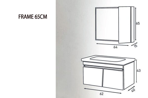 Frame Banyo Grubu 65cm