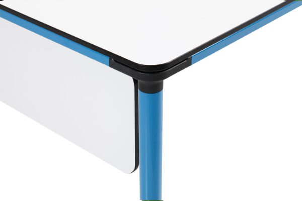 Orbit Masa Orbit Mavi Ayak, Beyaz Üst - Orbit 140cm