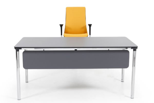 Orbit Masa Orbit Krom Ayak, Gri Üst - Orbit 160cm