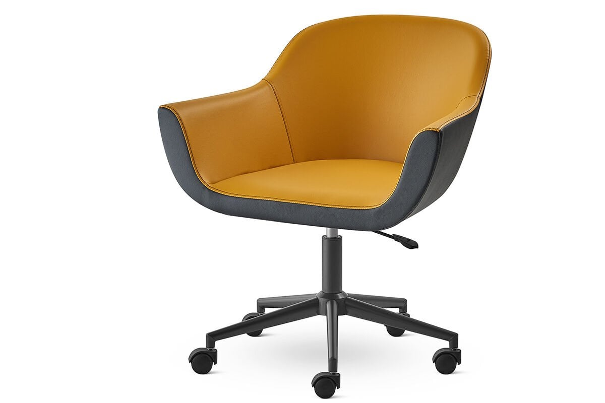 RS 6000 Tekli Bekleme Koltuğu Siyah Ayak