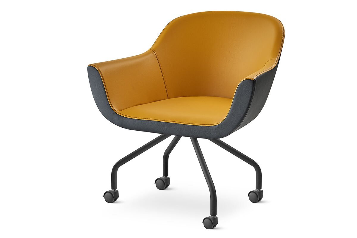 RS 6001 Tekli Bekleme Koltuğu Siyah Ayak