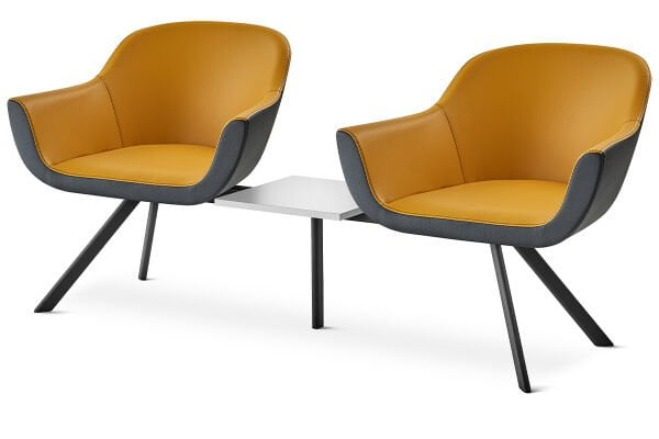 RS 6005 İkili Bekleme Koltuğu SiyahAyak