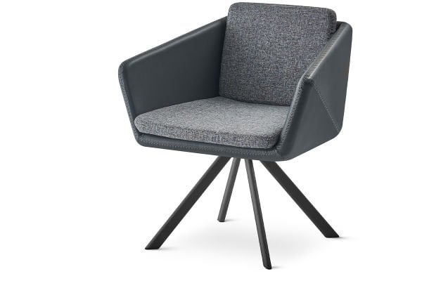 RS 5093 Tek'li Bekleme Koltuğu Siyah Ayak