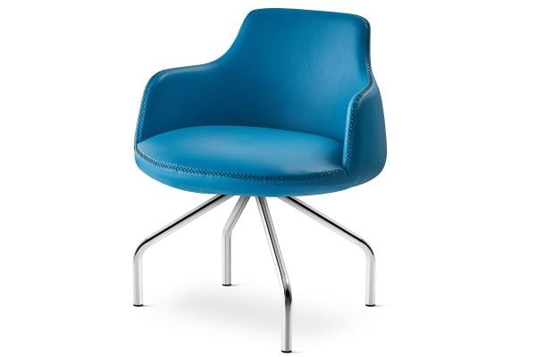 RS 5072 Tekli Bekleme Koltuğu Krom Ayak