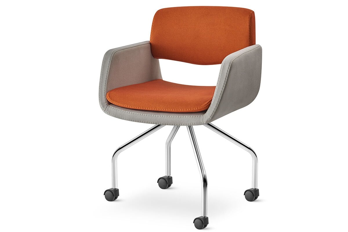 RS 5051 Tekli Bekleme Koltuğu Krom Ayak