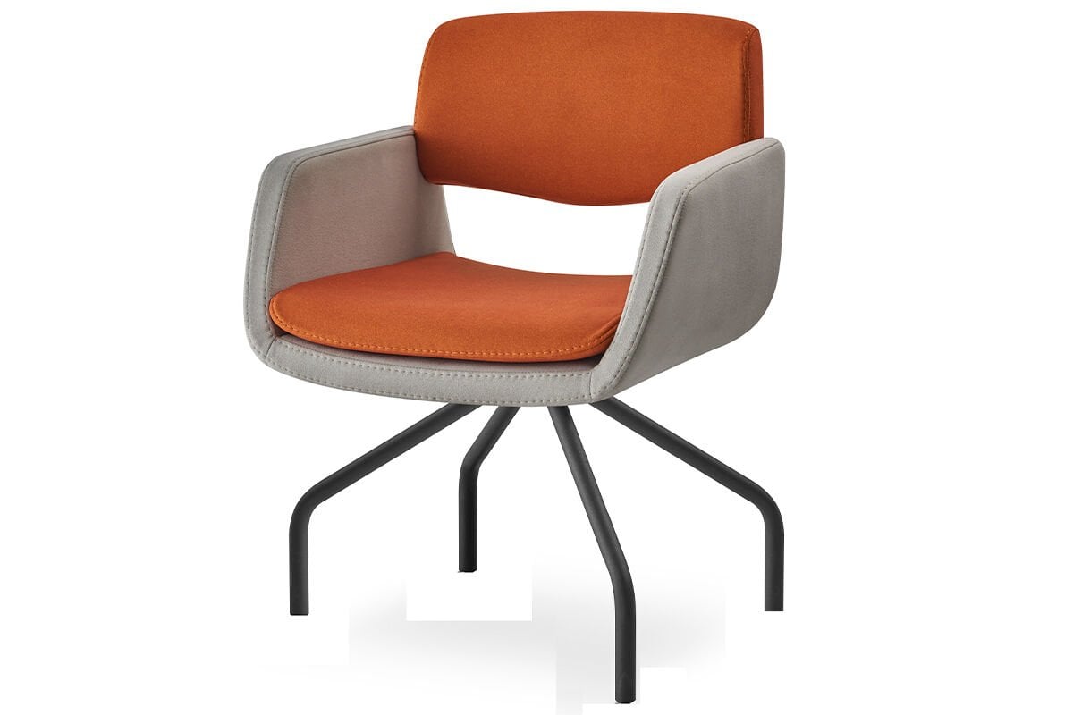 RS 5052 Tekli Bekleme Koltuğu Siyah Ayak