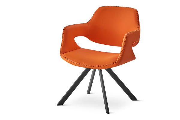 RS 5043 Tekli Bekleme Koltuğu Siyah Ayak