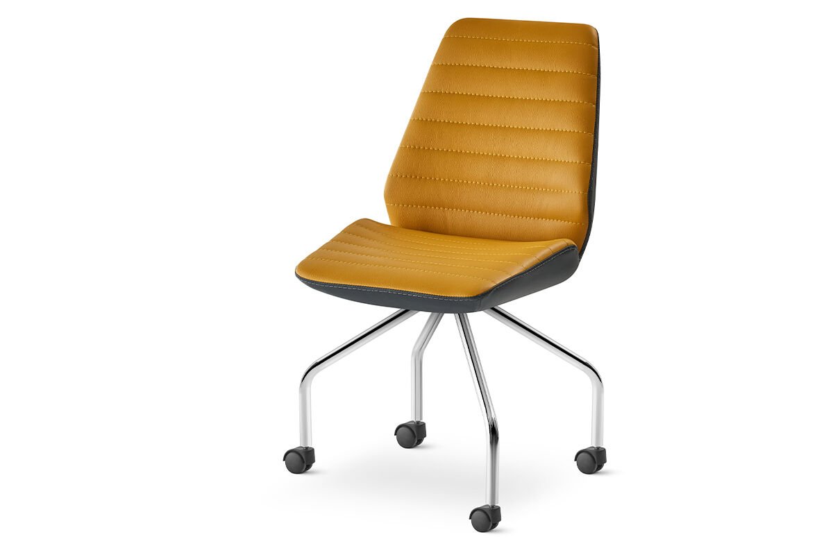 RS 5021 Tekli Bekleme Koltuğu Krom Ayak