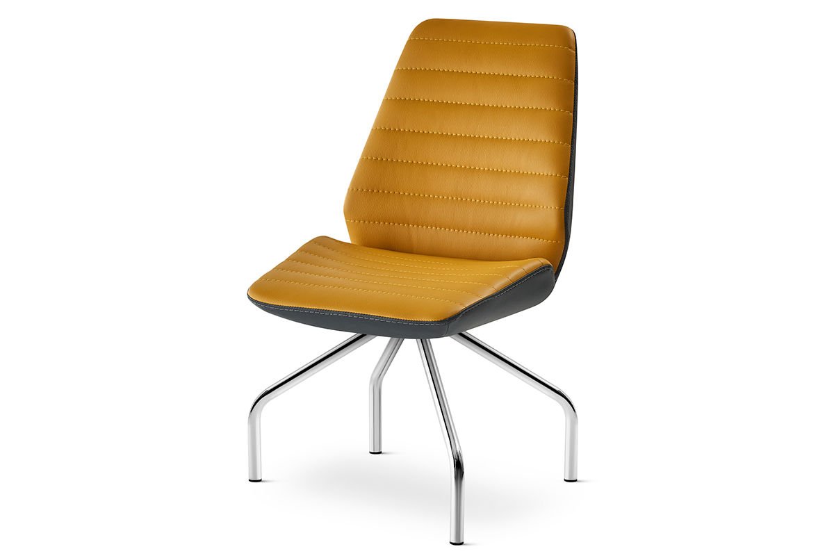 RS 5022 Tekli Bekleme Koltuğu Krom Ayak