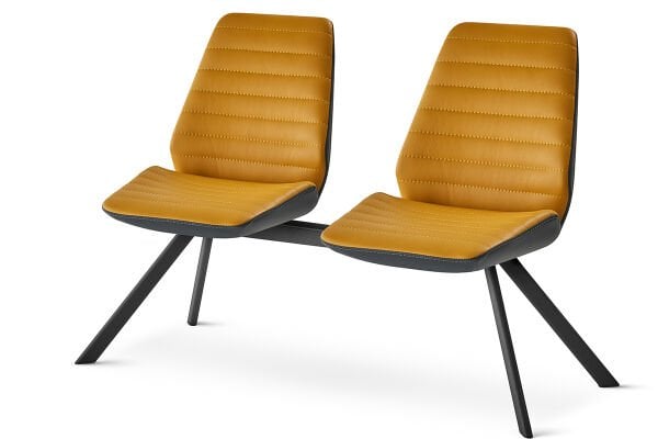 RS 5024 İkili Bekleme Koltuğu Siyah ayak