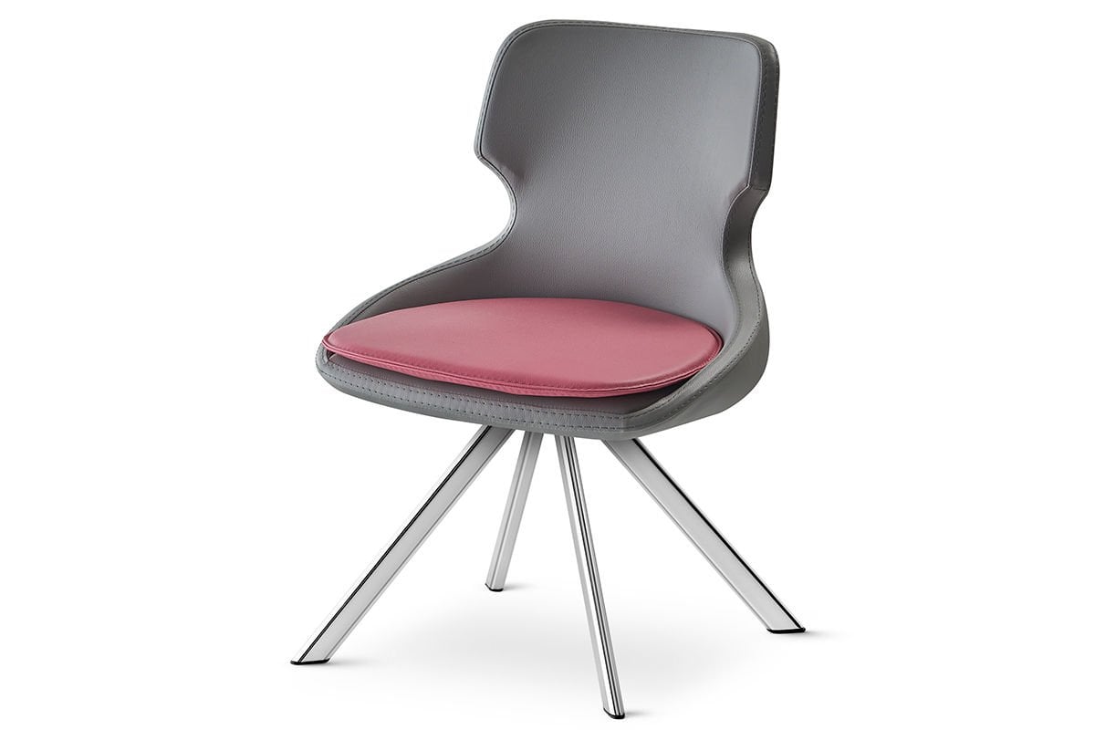 RS 5013 Tekli Bekleme Koltuğu Krom Ayak