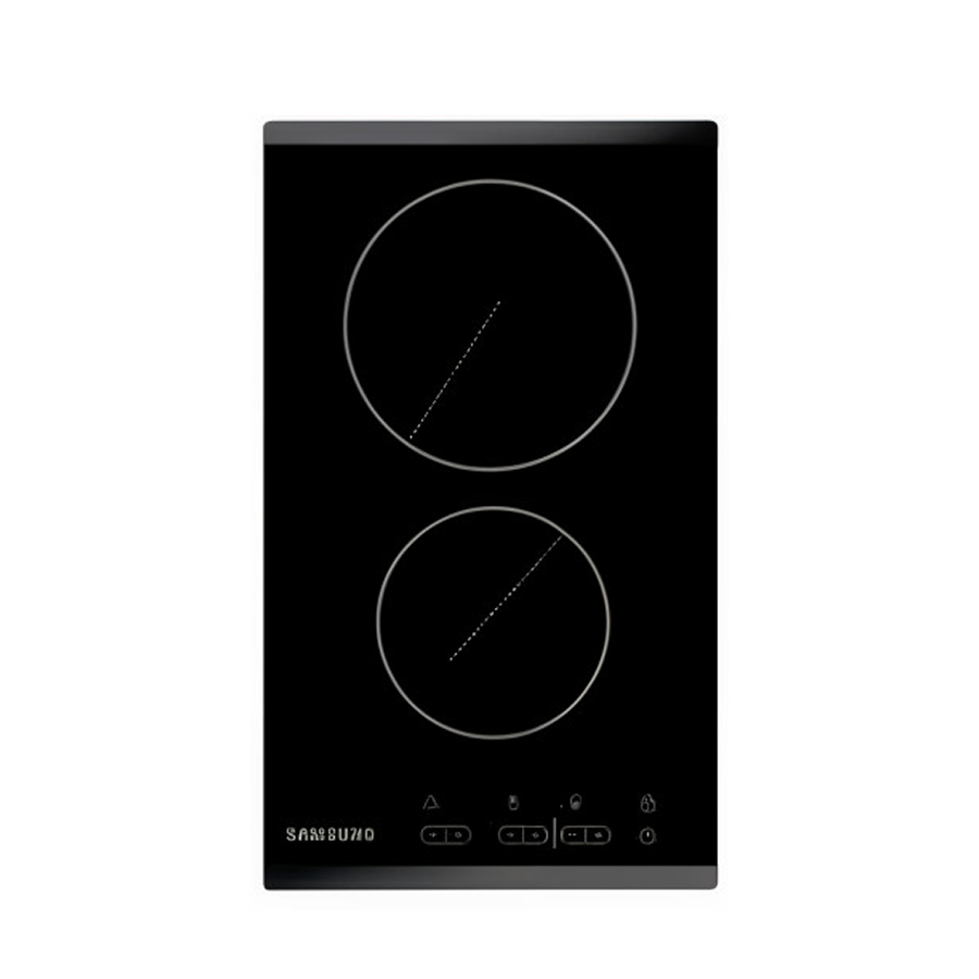 Samsung C21RJAN/BOL Siyah Cam 2 Gözlü Elektrikli Ankastre Ocak