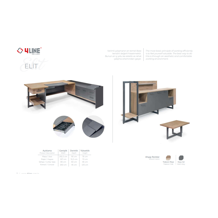 4LINE ELİT Ofis Grubu Set
