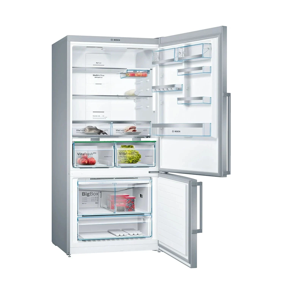 Bosch Serie 6 Nofrost Kombi Çelik 186x86 Buzdolabı 619 LT - KGN86AI32U