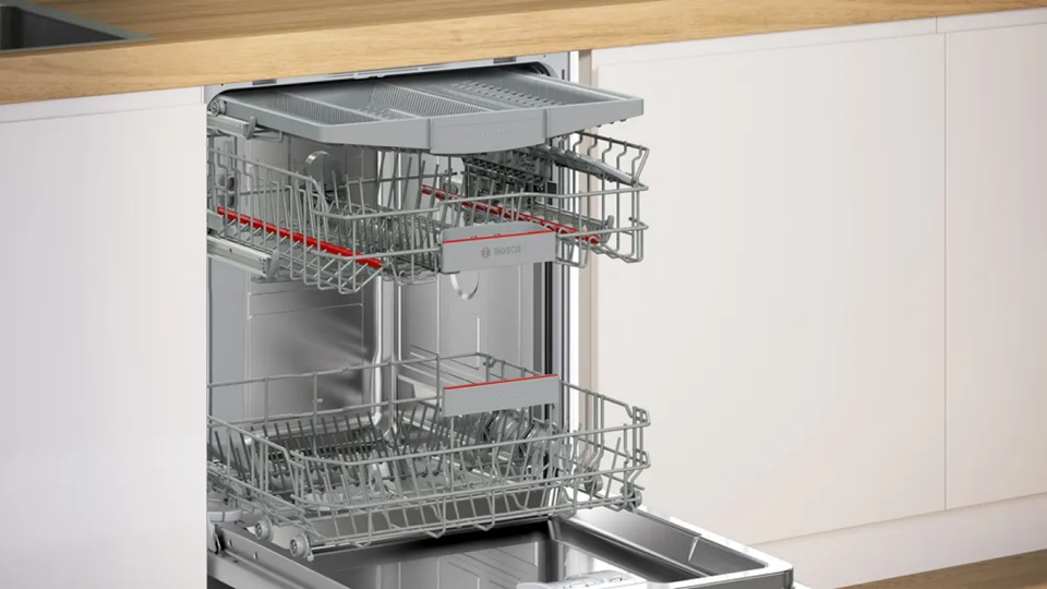 Bosch Serie 6 Yarı Ankastre Bulaşık Makinesi 60 cm Paslanmaz Çelik - SMI4IMS62T