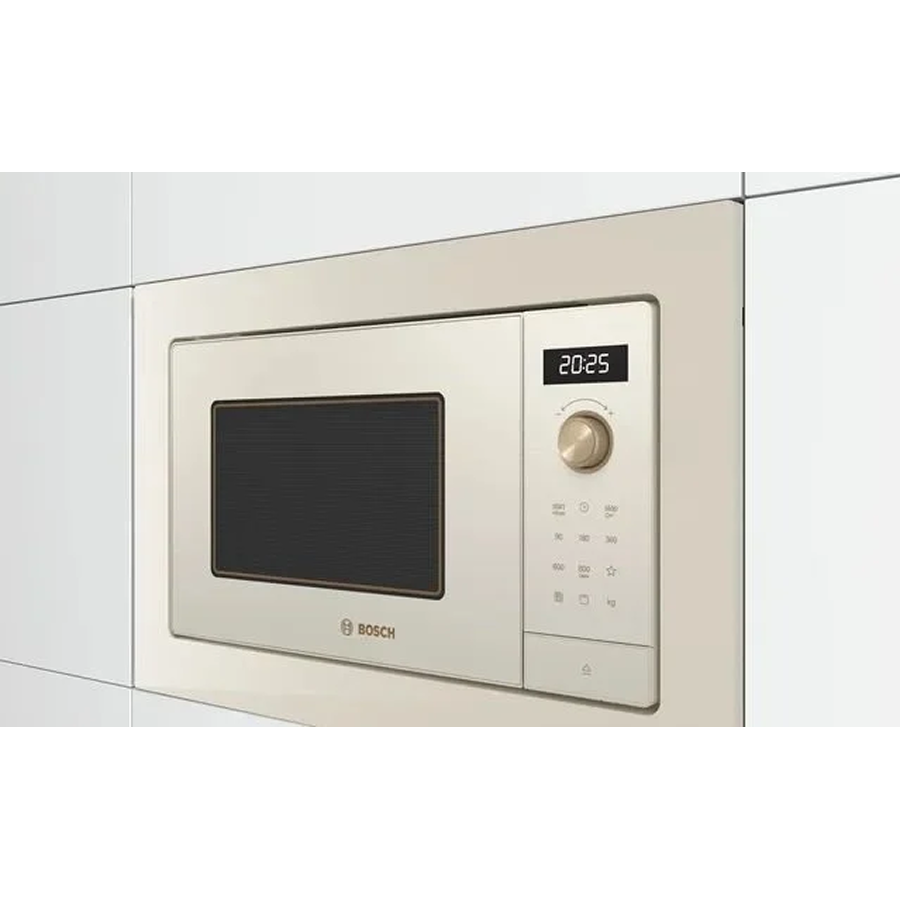 Bosch Serie 2 Ankastre Mikrodalga Fırın 59x38cm NeoClassic, İnci Beyazı -  BEL653MP3