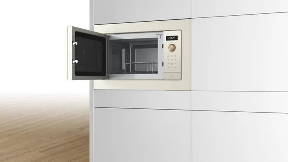 Bosch Serie 2 Ankastre Mikrodalga Fırın 59x38cm NeoClassic, İnci Beyazı -  BEL653MP3