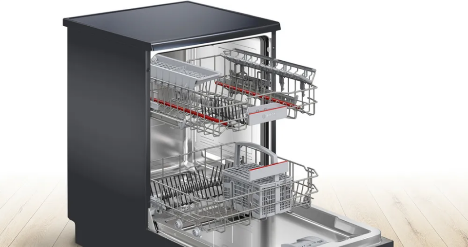 Bosch Serie 4 Solo Bulaşık Makinesi, 60cm - Inox - SMS4IKC62T