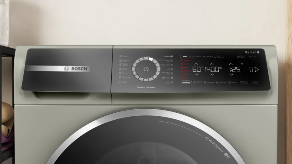 Bosch Serie 8 Çamaşır Makinesi 9 KG, 1400 Devir Inox - WGB2440XME