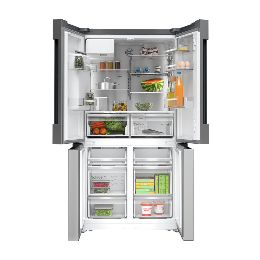 Bosch Series 6 French Door Alttan Donduruculu Buzdolabı - KFI96APEAG - 605 Litre