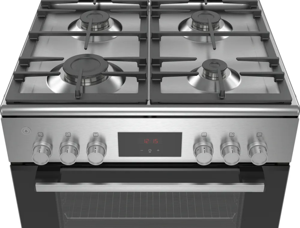 Bosch Series 4 Gazlı Ocaklı Fırın Paslanmaz Çelik - HGB330E50Q