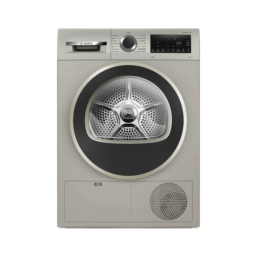 Bosch Serie 4 Isı Pompalı Kurutma Makinesi 9 KG Gümüş - WQG2410TTR