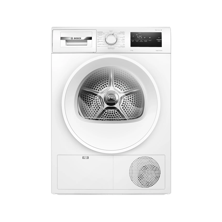 Bosch Serie 4 Isı Pompalı Kurutma Makinesi 8 kg Beyaz - WTH22201TR
