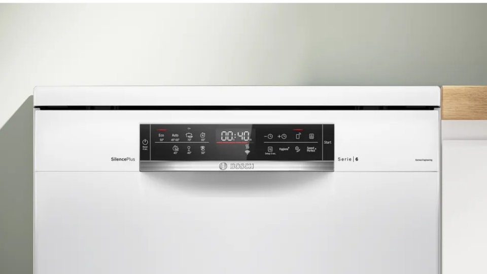 Bosch SMS6EMW65Q 6 Programlı Beyaz Bulaşık Makinesi