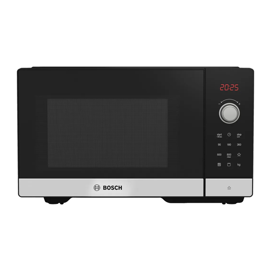 Bosch Series 2 Solo Mikrodalga ve Izgara, Paslanmaz Çelik - FEL053MS2
