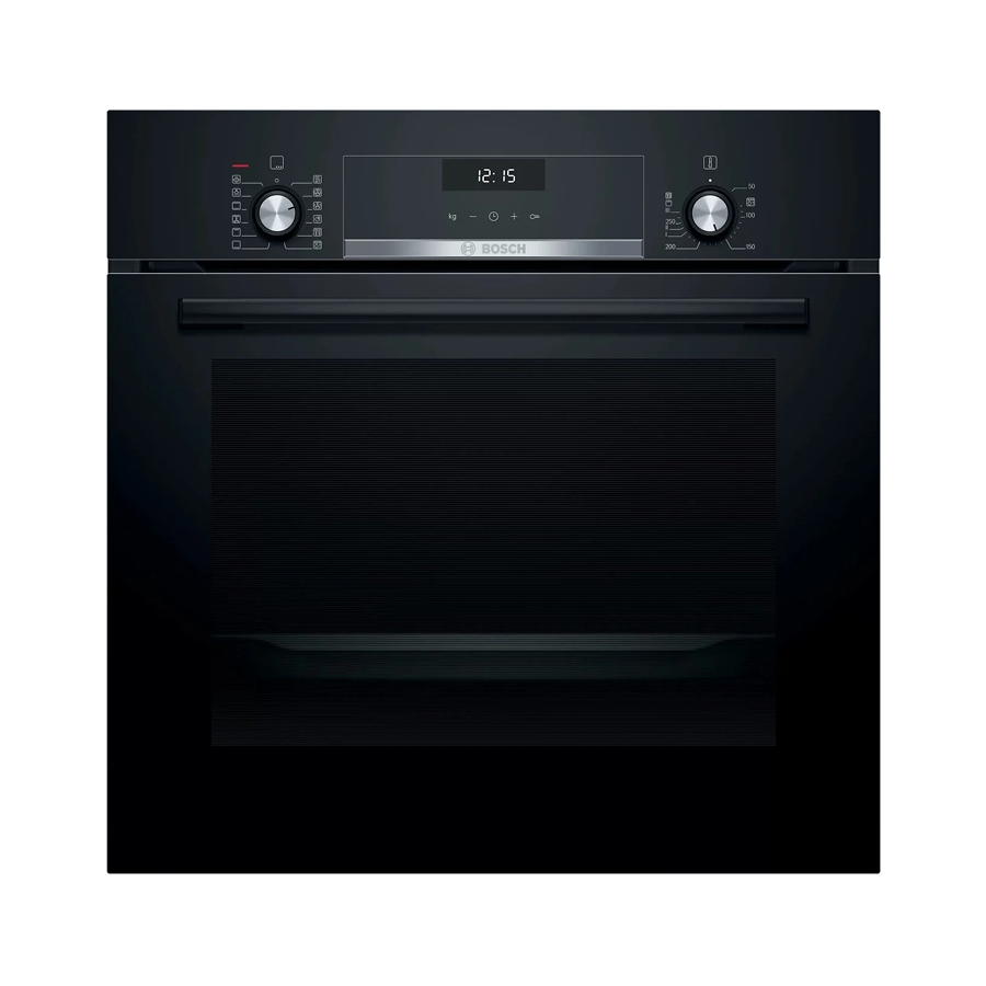 Bosch Serie 6 HIJ517YB0R Buhar Destekli Ankastre Fırın 60x60cm - Siyah