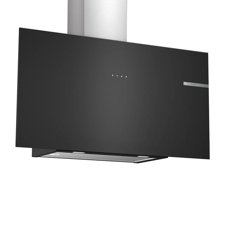 Bosch Serie 4 Duvar Tipi Davlumbaz 90 cm Siyah Cam, Siyah - DWF95AJ60T