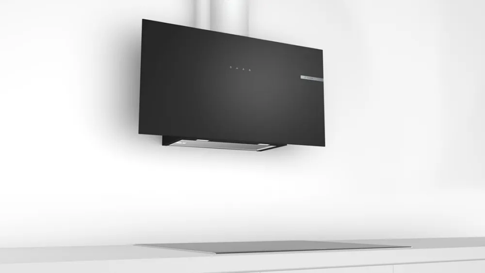 Bosch Serie 4 Duvar Tipi Davlumbaz 90 cm Siyah Cam, Siyah - DWF95AJ60T