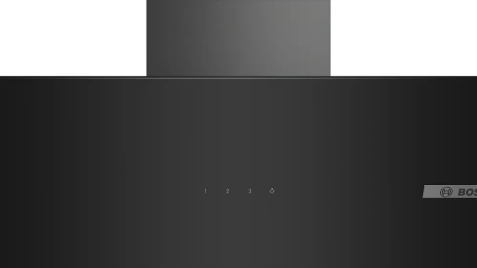 Bosch Serie 4 Duvar Tipi Davlumbaz 60 cm Siyah Cam, Black Inox - DWK65AD30R