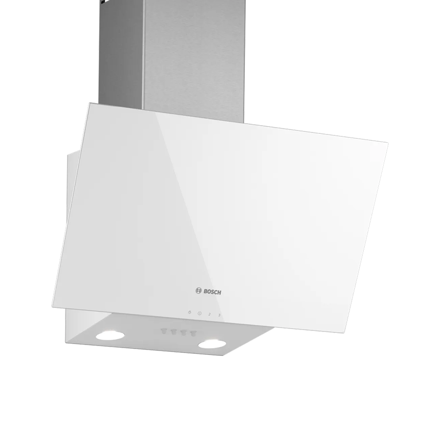 Bosch Serie 2 Duvar Tipi Davlumbaz 60 cm Beyaz Cam Yüzey, Beyaz - DWK63PJ20T