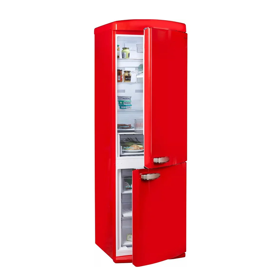 SHARP 331 Litre Retro Buzdolabı, Kırmızı - SJ-RA10RMXRD