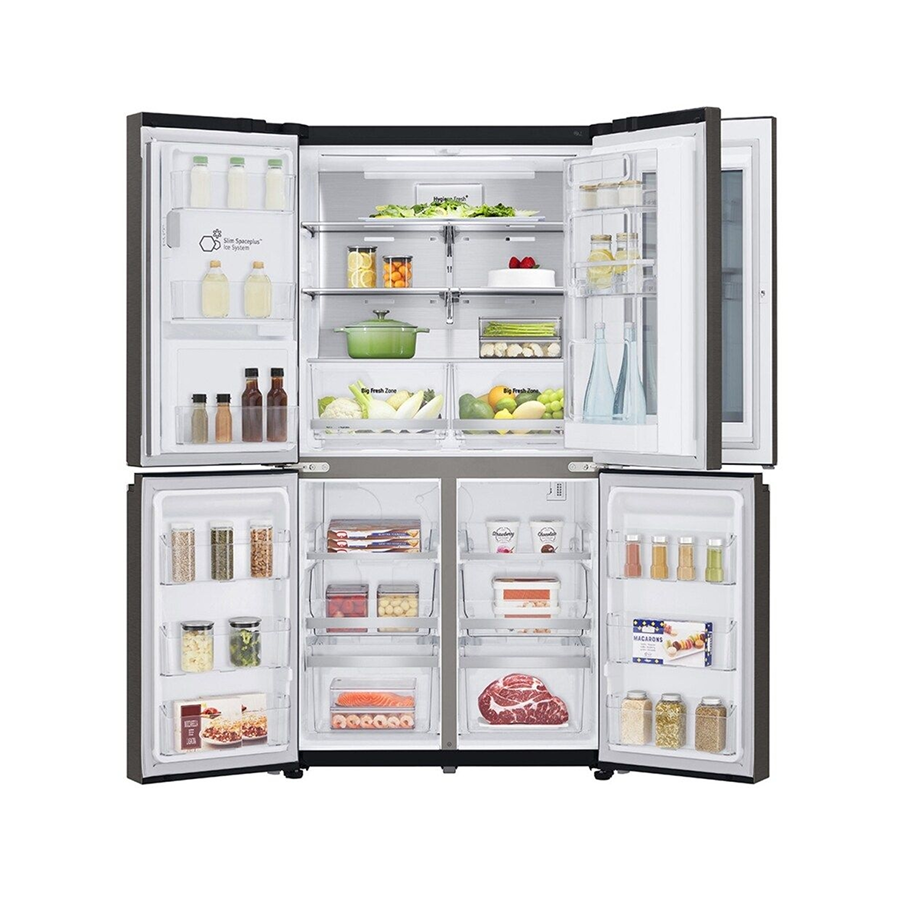 LG 563L InstaView 4 Kapı Buzdolabı - GR-X24FMKBL
