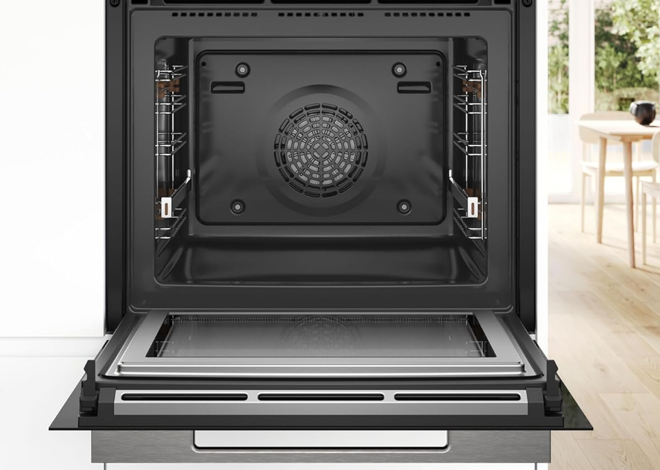 Bosch Serie 8 Ankastre Fırın + Mikrodalga - HMG776NB1 (60x60 cm, Siyah)